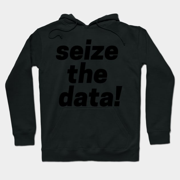 seize the data! Hoodie by Toad House Pixels